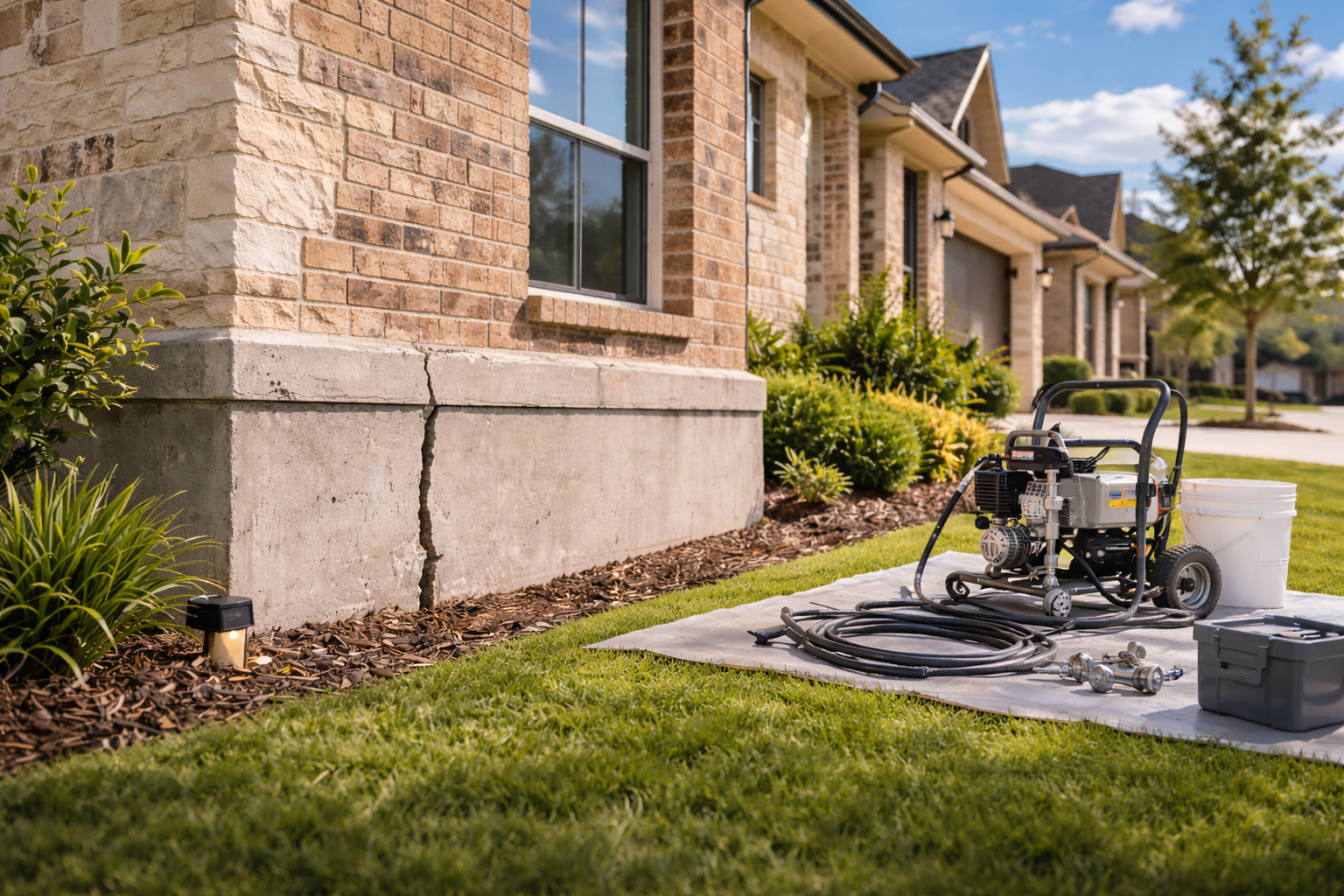 Foundation repair in Hollywood Park