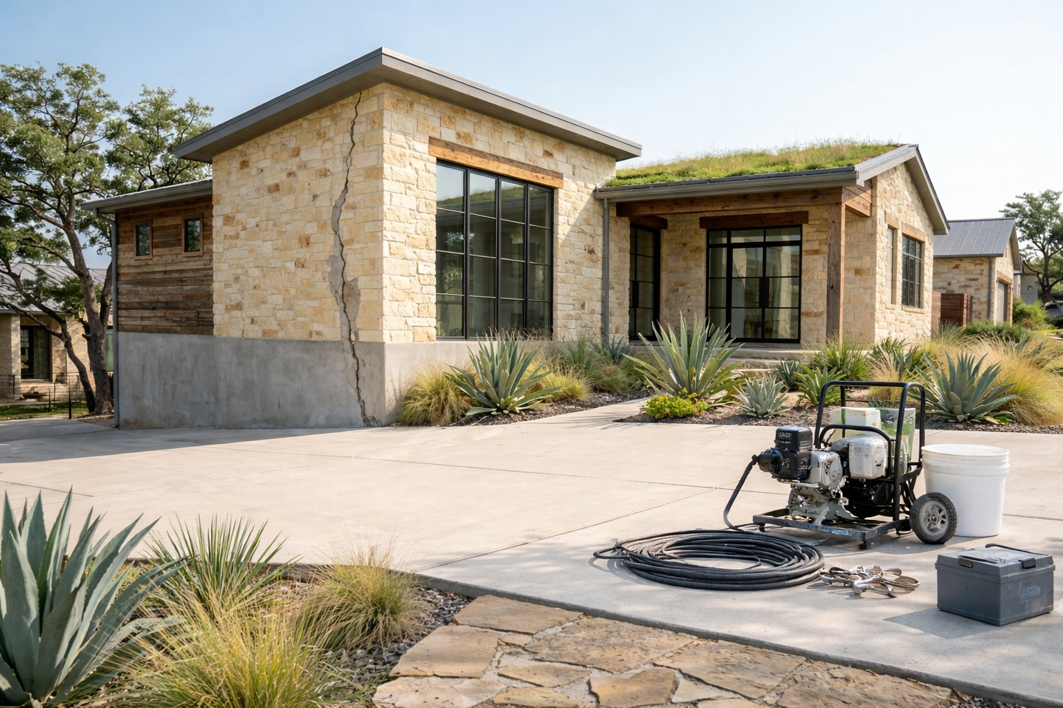 Foundation repair in City of Leon Valley